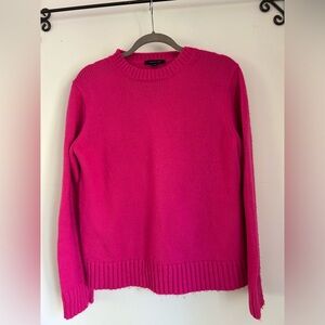 Ann Taylor Fun Fuchsia Wool Sweater